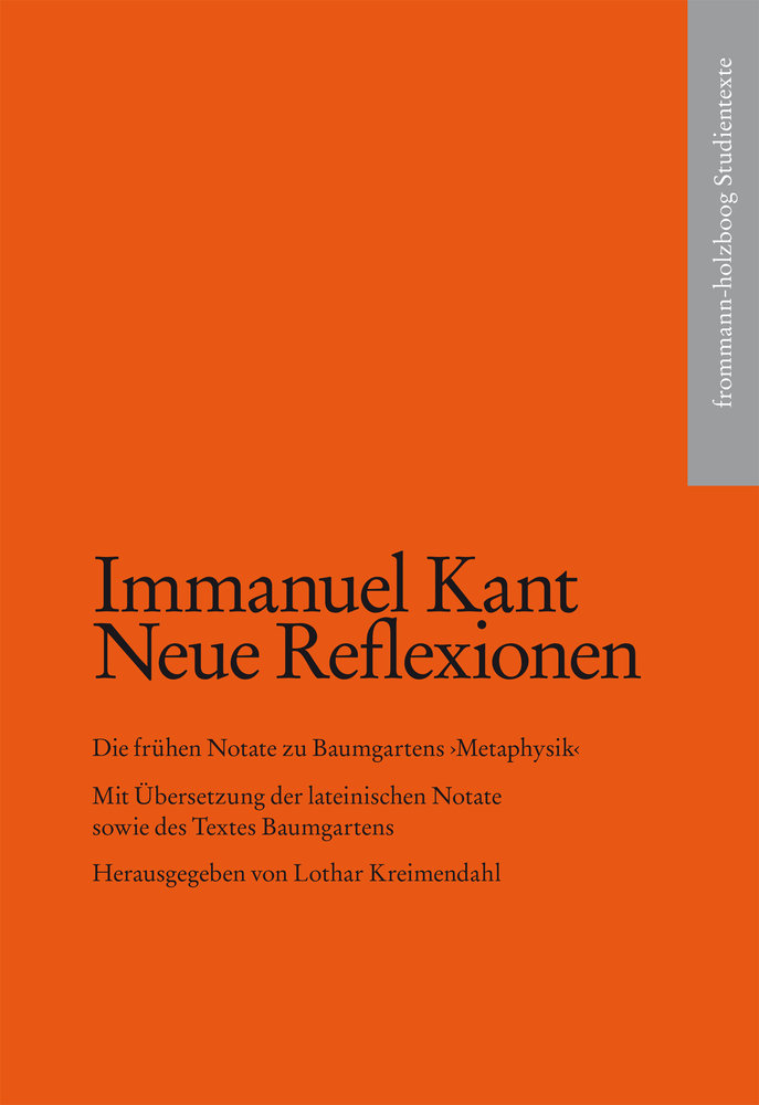 Immanuel Kant: Neue Reflexionen