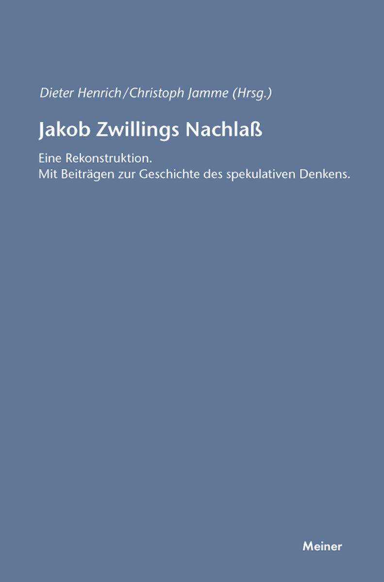 Jakob Zwillings Nachlass