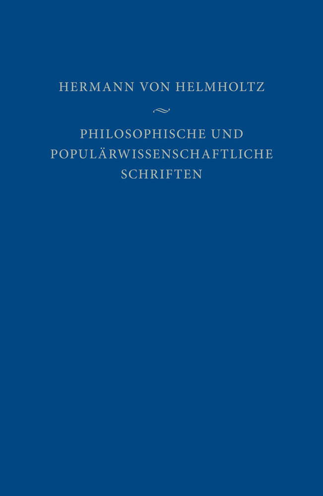 Philosophische und populärwissenschaftliche Schriften