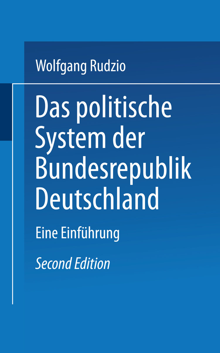 Das politische System der Bundesrepublik Deutschland