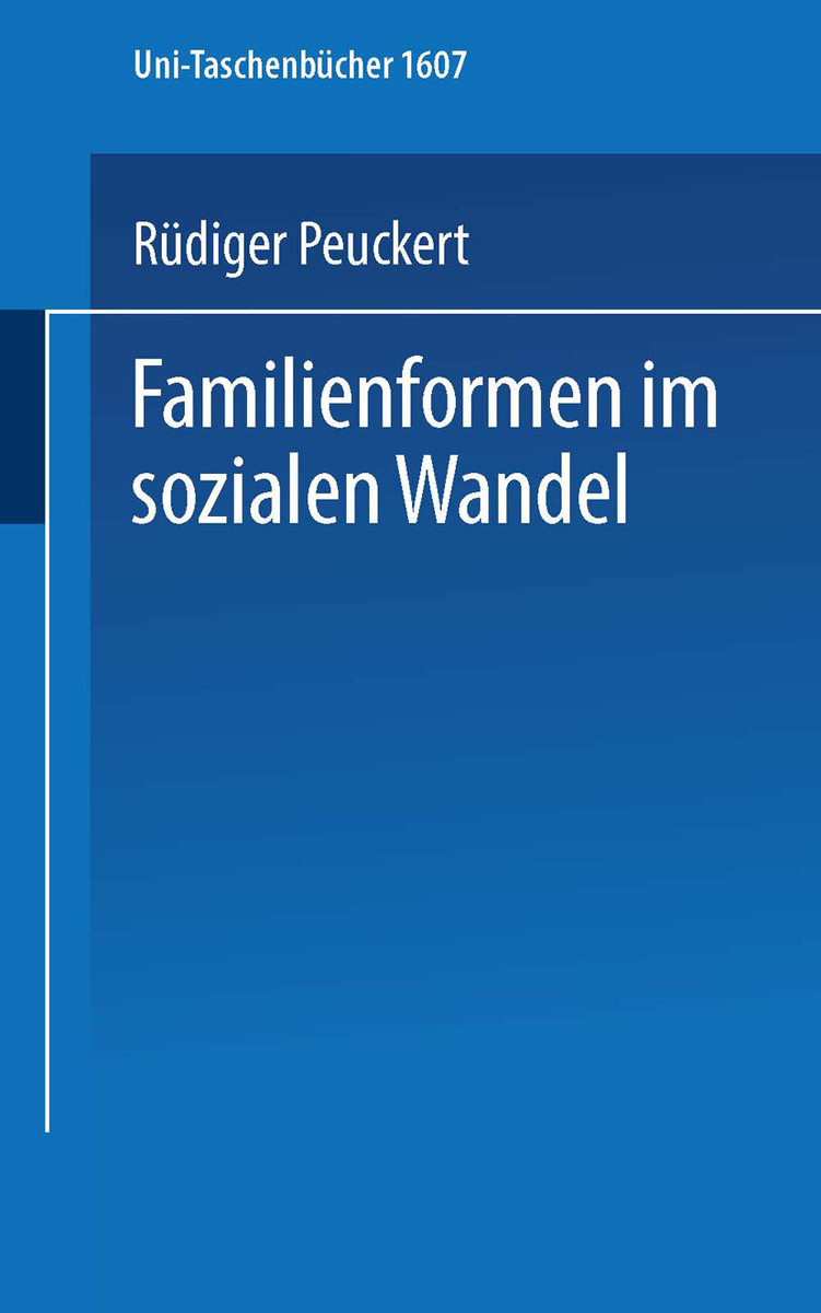 Familienformen im sozialen Wandel