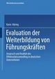 Evaluation der Weiterbildung von Führungskräften