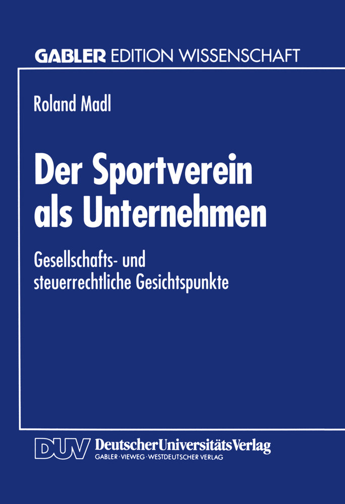 Der Sportverein als Unternehmen