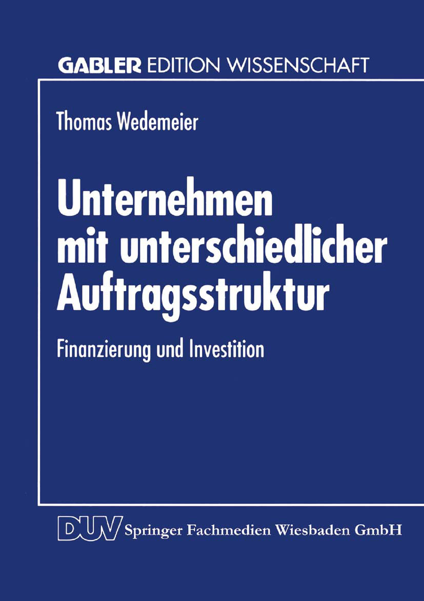 Unternehmen mit unterschiedlicher Auftragsstruktur