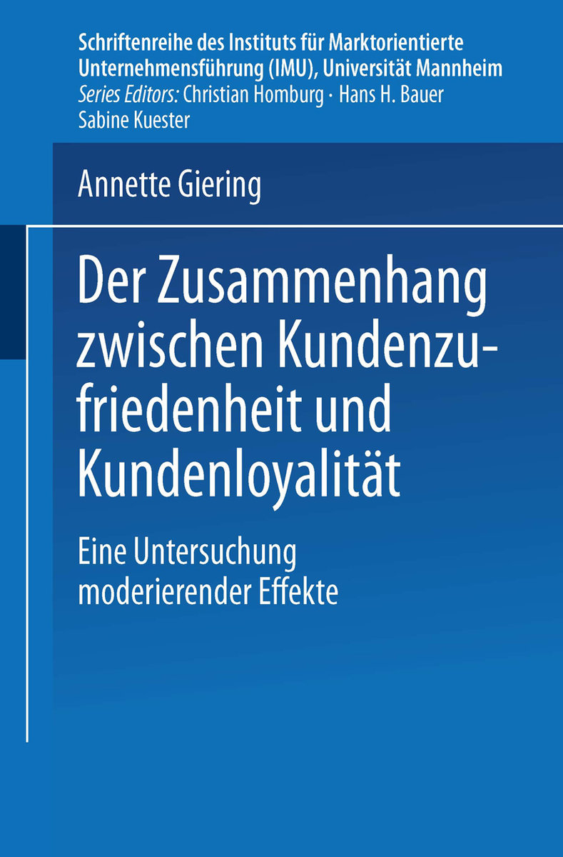 Der Zusammenhang zwischen Kundenzufriedenheit und Kundenloyalität