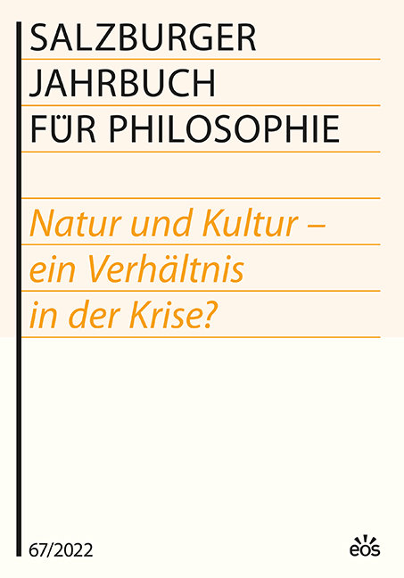 Salzburger Jahrbuch für Philosophie 67 / 2022