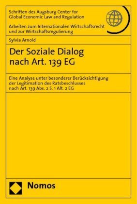 Der Soziale Dialog nach Art. 139 EG