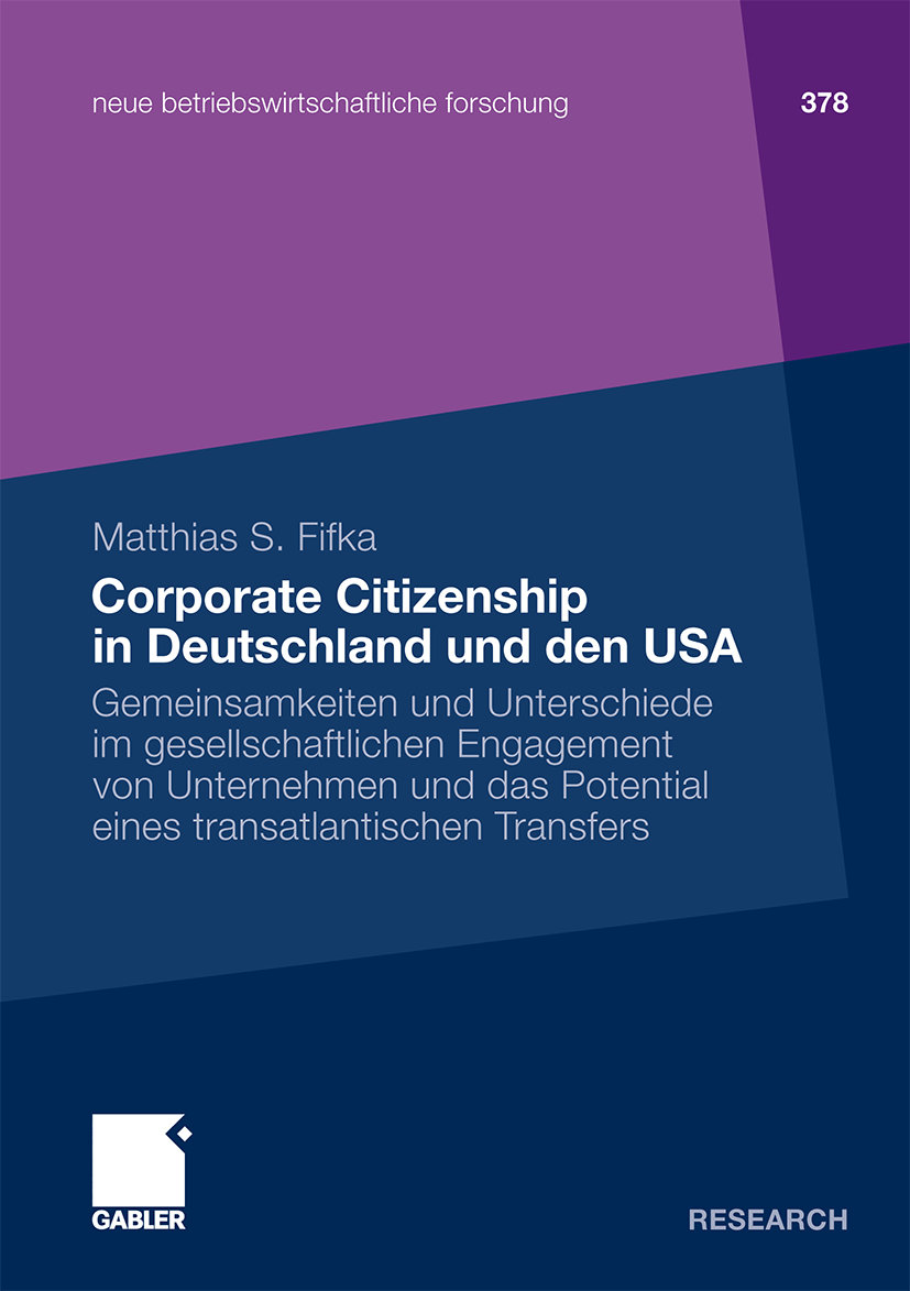 Corporate Citizenship in Deutschland und den USA