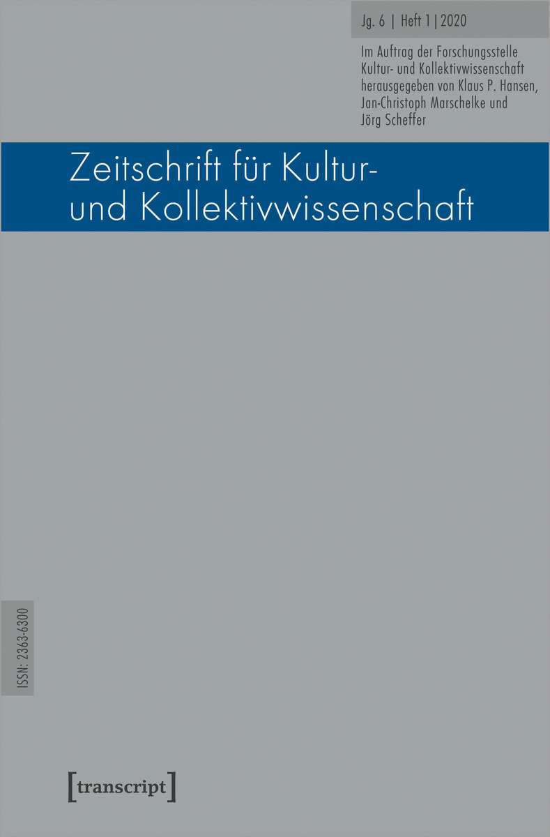 Zeitschrift für Kultur- und Kollektivwissenschaft