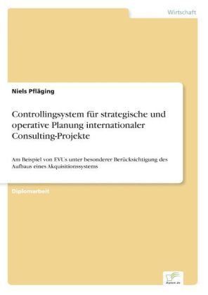 Controllingsystem für strategische und operative Planung internationaler Consulting-Projekte