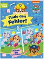 PAW Patrol Kindergartenheft: Finde den Fehler!