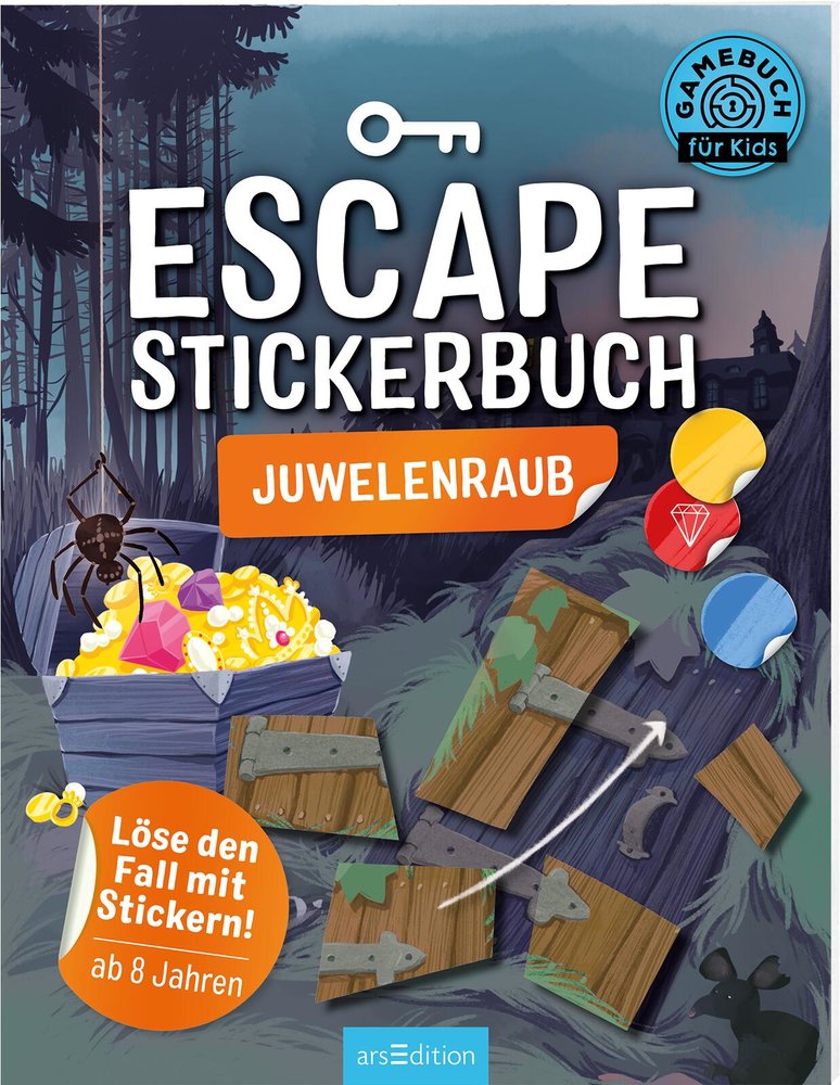 Escape-Stickerbuch - Juwelenraub