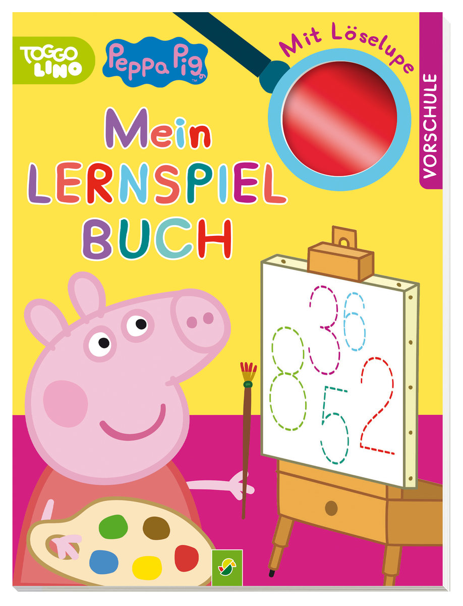 Peppa Pig -  Mein Lernspielbuch mit Löselupe