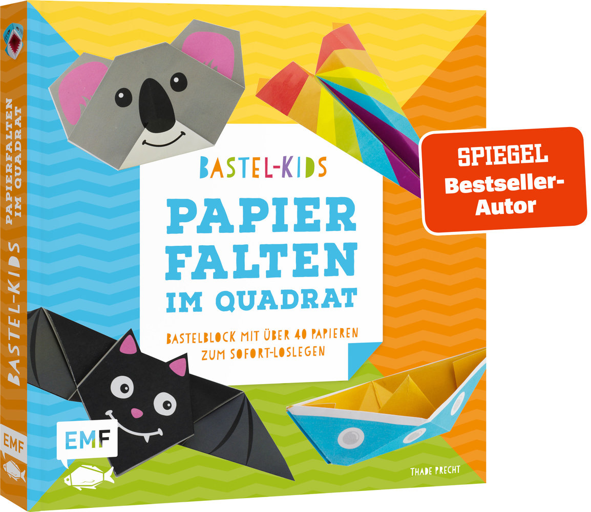 Bastel-Kids - Papierfalten im Quadrat