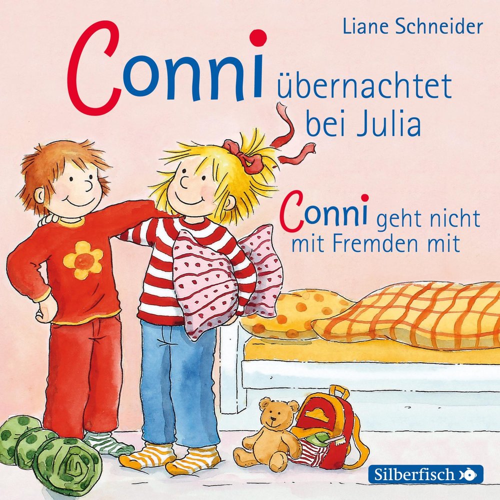 Conni übernachtet bei Julia / Conni geht nicht mit Fremden mit (Meine Freundin Conni - ab 3), 1 Audio-CD