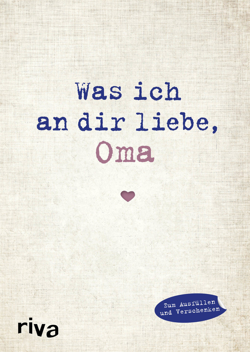 Was ich an dir liebe, Oma