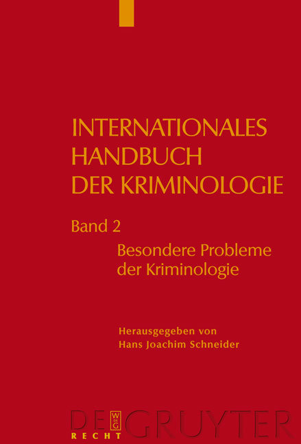 Besondere Probleme der Kriminologie