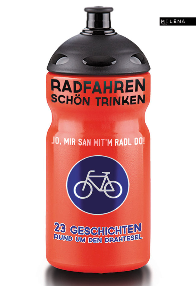 Radfahren schön trinken.