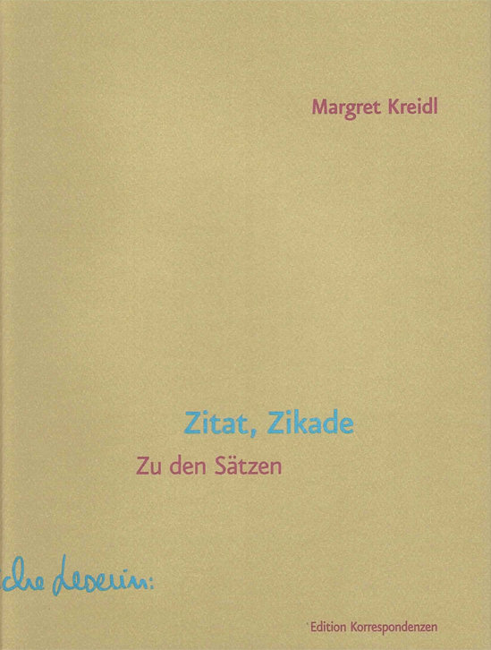 Zitat, Zikade