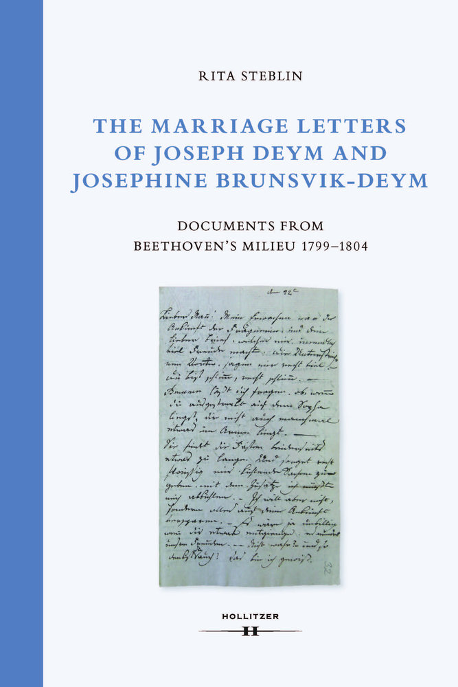 The Marriage Letters of Joseph Deym and Josephine Brunsvik-Deym