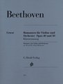 Beethoven, Ludwig van - Violinromanzen G-dur op. 40 und F-dur op. 50