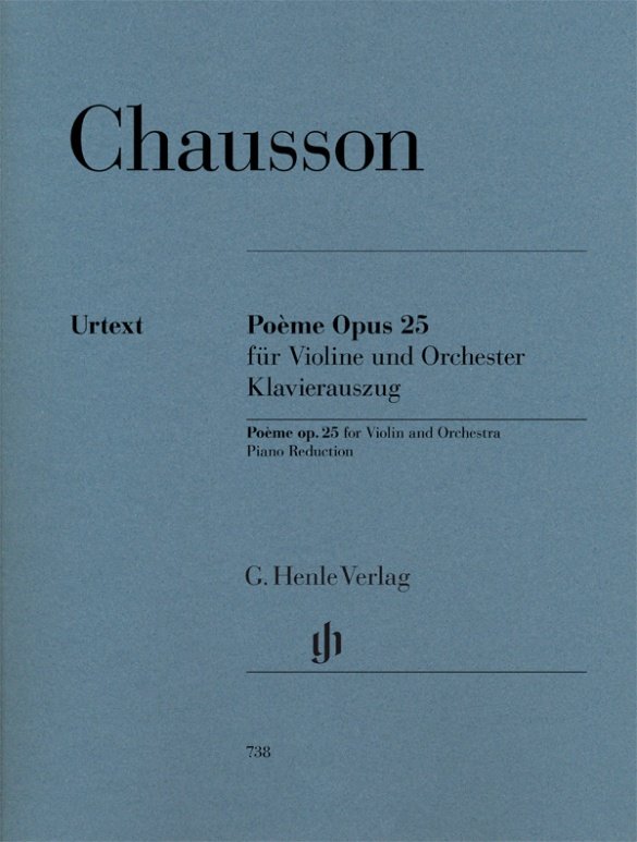 Chausson, Ernest - Poème op. 25 für Violine und Orchester